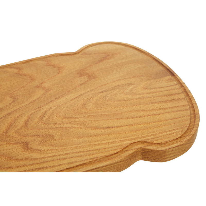 Sprague Oak Wood Bread Shaped Chopping Board