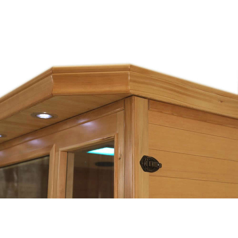 Vidalux Solara 3 Person Full Spectrum Infrared Sauna With Complete Heat, 2 Person