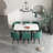 Dining Table Set, Rectangle Dining Table With  Chairs  Dining Room, Kitchen
