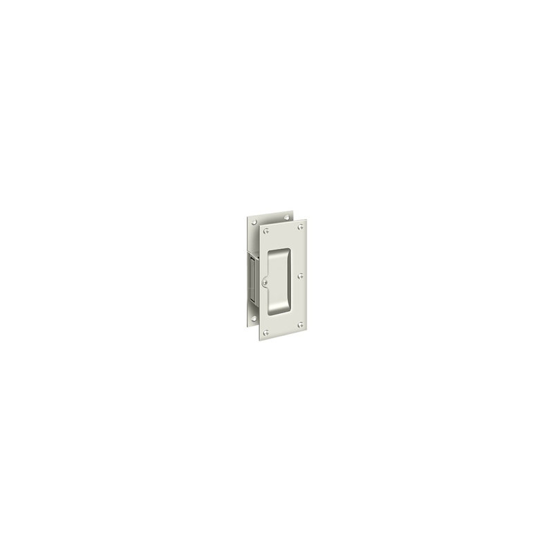 Brass Shutter / Door Accessory, Polished Nickel
