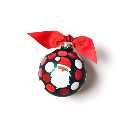 Ornement boule Ho Ho Ho Santa