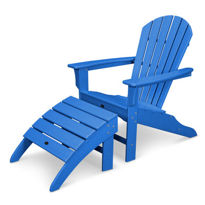 Ensemble de conversation 2 pièces POLYWOOD Yacht Club Shellback Adirondack