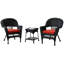 Ensemble de conversation 3 pièces avec coussins Byxbee-804566593-804566604