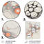 Encre, structures cellulaires rétro - impression murale abstraite, salon-1012698179-1012698169
