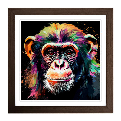 Monkey Digital Art - Framed Print