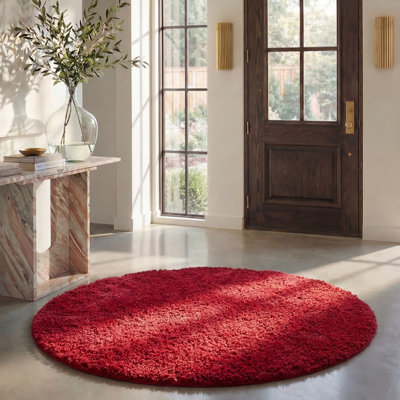 Jiang Red Area Rug