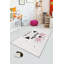Tapis tissé de qualité supérieure, 5,2 x 7,5 pi, 100% polyester, antibactérien, antidérapant, hauteur des poils de 0,3 po | Lavable à la machine, impression numérique 3D | Parfait pour le salon, la chambre à coucher et le bureau-1747958437