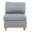 Ensemble de canapé modulaire contemporain en tissu 6 pièces Dorris-950241478-950241477