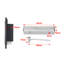 Tober Rebrilliant 11cm W Silver Electric Fireplace