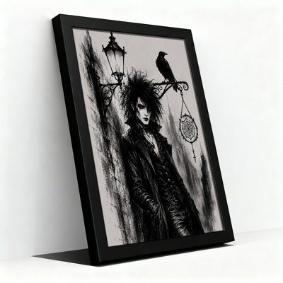 Art mural sur toile noir et blanc