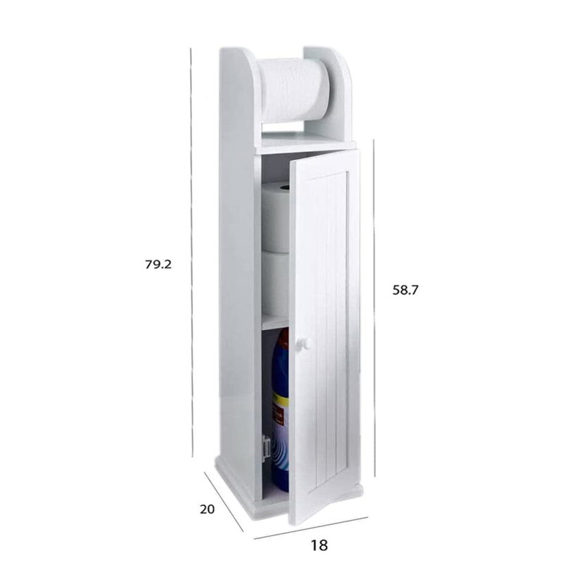 Lunt Free Standing Toilet Paper Holder