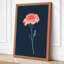 Coral Carnation Botanical - Wrapped Canvas-955506961-955506991