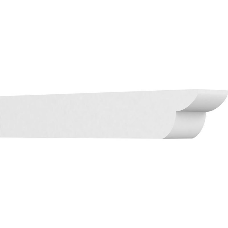 Queue de chevron standard en PVC de qualité architecturale Crestline, H 6 po x L 6 po x P 36 po