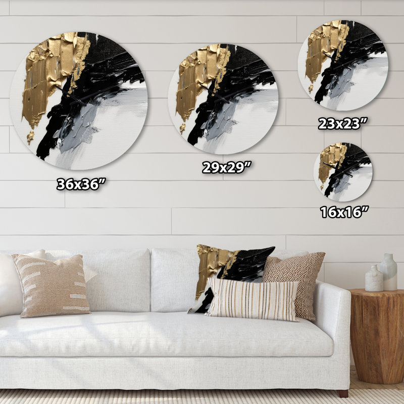 Horloge murale Waves Of Midnight Passion, Petit
