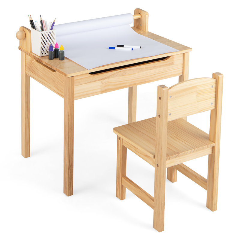 Ensemble de table et chaises Mendenhall, Naturel
