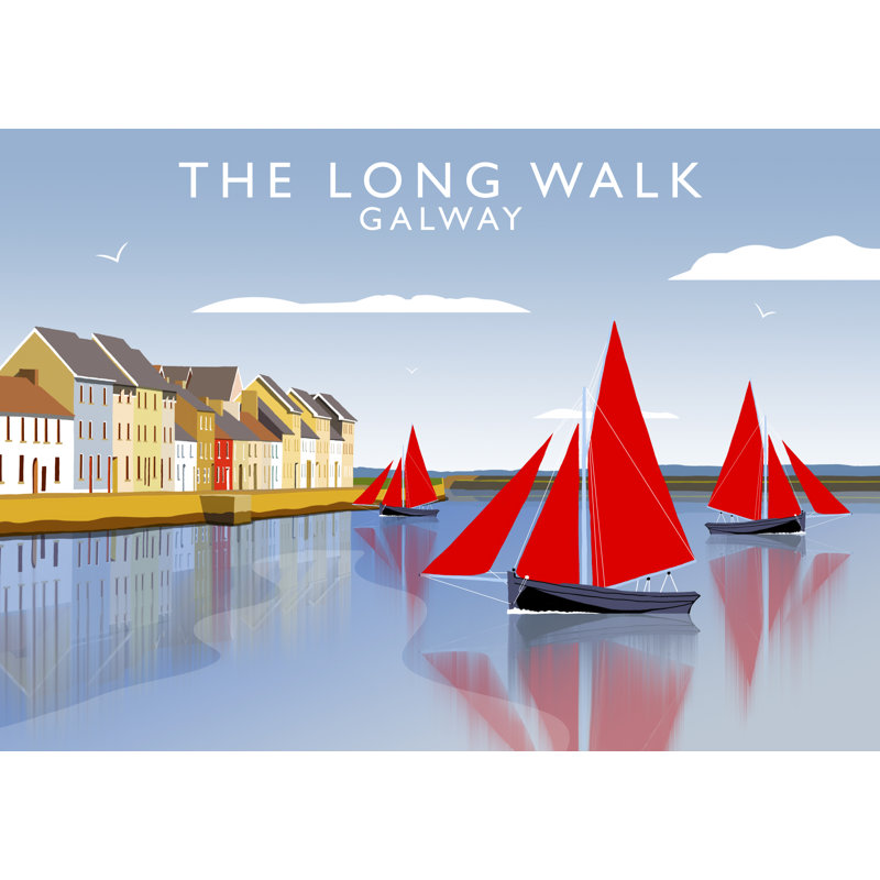 Long Walk by Richard O'Neil - Print, No Frame, 30 cm H x 40 cm W x 1 cm D