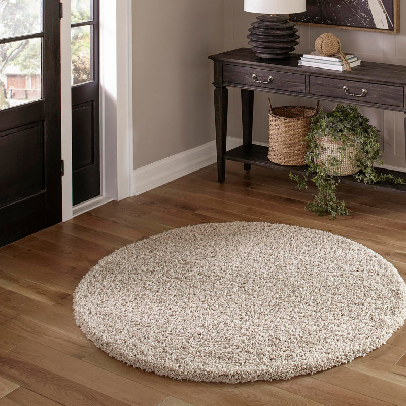 Sybil Striped Indoor Rug, Round 3'3"