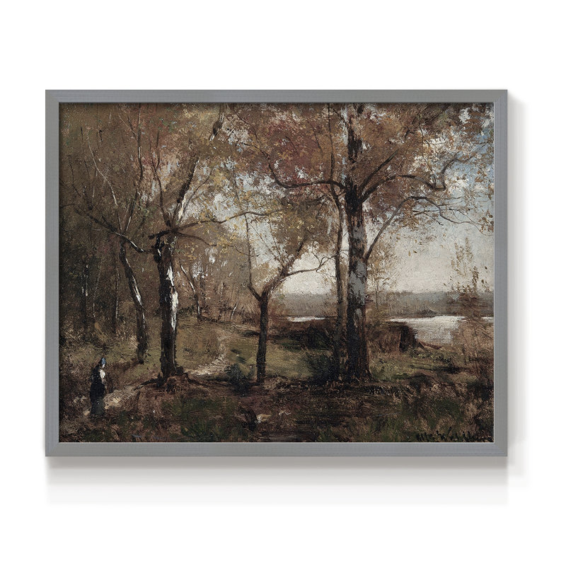 Paysages rétro-CLXII - impression encadrée - réaménageable, H 8 po x l 10 po