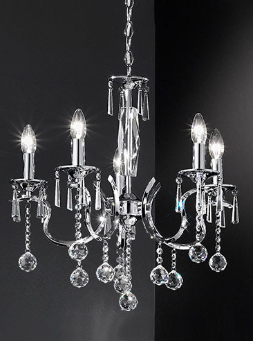 5 - Light Candle Style Chandelier