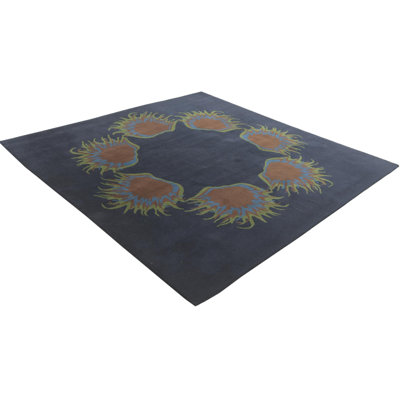 Square Orlando Navy Blue Rug