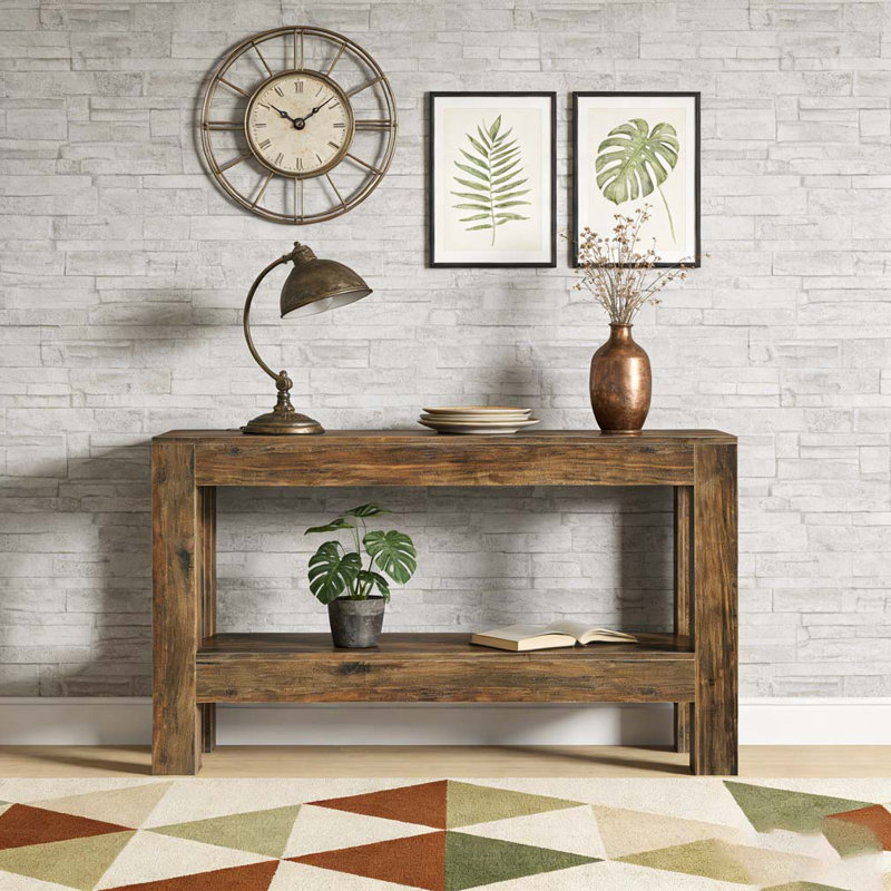 Farmhouse 2-Tier Entryway Sofa Table