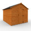Tiger Shiplap Apex Wooden Shed-122442386