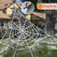 Décoration d'Halloween géante en toile d'araignée pour l'extérieur