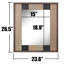 Miroir mural Nuttall