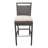 Luvien Outdoor Patio Wicker Barstool with Water Resistant Beige Fabric Cushions