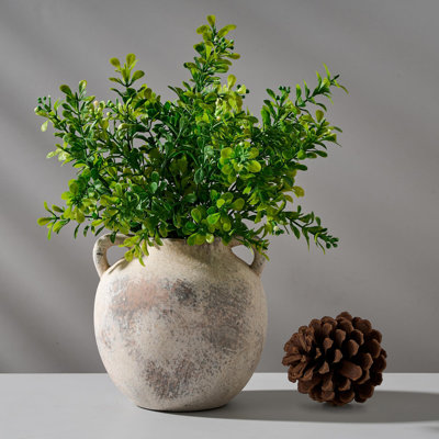 Vase en argile 5,8 "avec poignée