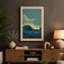 Cresting Wave Japandi - Wrapped Canvas-1191245500-1191245497