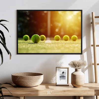 Sunlit Tennis Balls