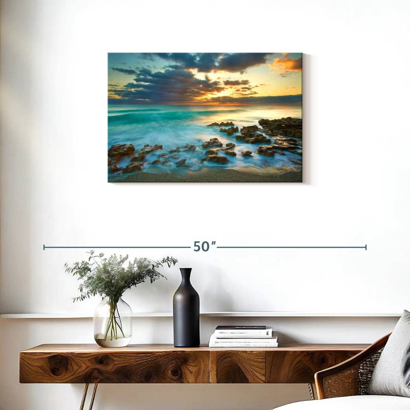 Gillard Ocean Sunrise Hues, H 20 po x l 30 po