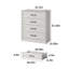 Iasia 4-Drawer Dresser with Charging Station-1238153833