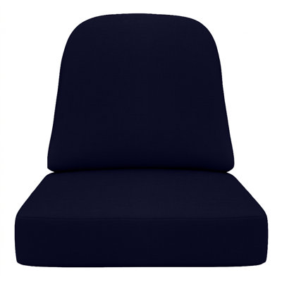 Siège / dossier en rotin 22 po x 24 po x 5 po Arthor Sunbrella, coussin de remplacement pour mobilier d'extérieur Alexandria