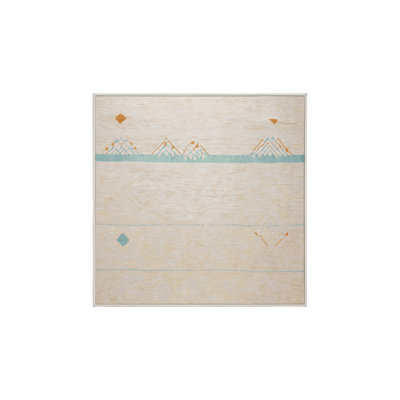 Machine Washable Beige Area Rug