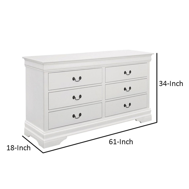 Commode double 6 tiroirs Ambri