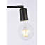 Plafonnier semi-encastré 21,5 po 2 lumières Hannigan-1161180855