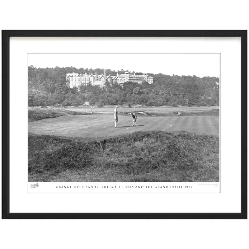Grange-Over-Sands, The Golf Links And The Grand Hotel 1927 by Francis Frith - Single Picture Frame Print