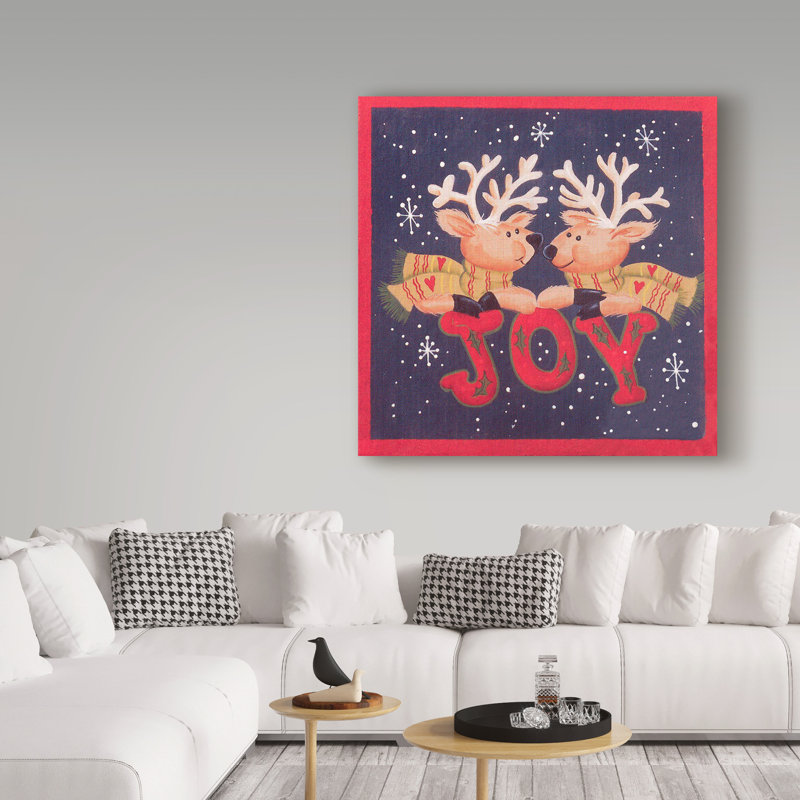 « joy renne », art sur toile, H 14 po x l 14 po x P 2 po