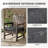 Wynee Outdoor 4” Seat Cushions And 22”X22” Outdoor Cushions Dining Seat Cushions -2136508313