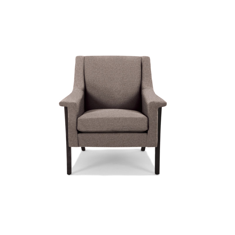 Arlo Armchair, Wenge, Eggshell Polyester