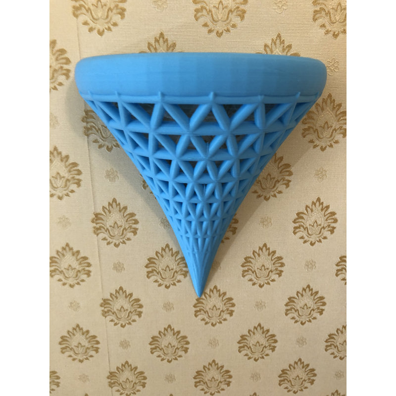Coastal Wall Decor on Resin, Blue, 16.5cm H x 14cm W x 7cm D