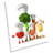 Funny Kitchen Vegetable Chef Picture CANVAS WALL ART Square Print Multi-Coloured-2003665232