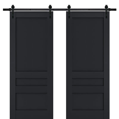 Veregio Panelled Wood Barn Doors