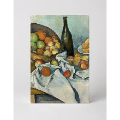 The Basket of Apples (c. 1893) — Portrait Canvas Wall Art