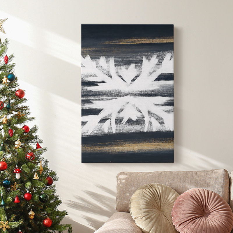 Art des Fêtes de Noël - Toile tendue avec châssis DCCL XXII, H 18 po x l 12 po