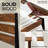 Acacia Premium Emery Solid Wood Platform Bed Frame with Headboard Included, No Box Spring Needed, Weight Capacity 800lb.-308472905-273631664