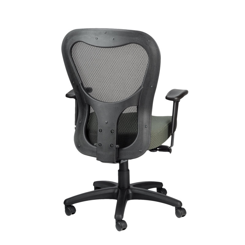 Tempur-Pedic TP9000C Mesh Swivel Task Chair with Tempur Material, Cooling Gel Layer, Adjustable Armrests, and Lumbar Support