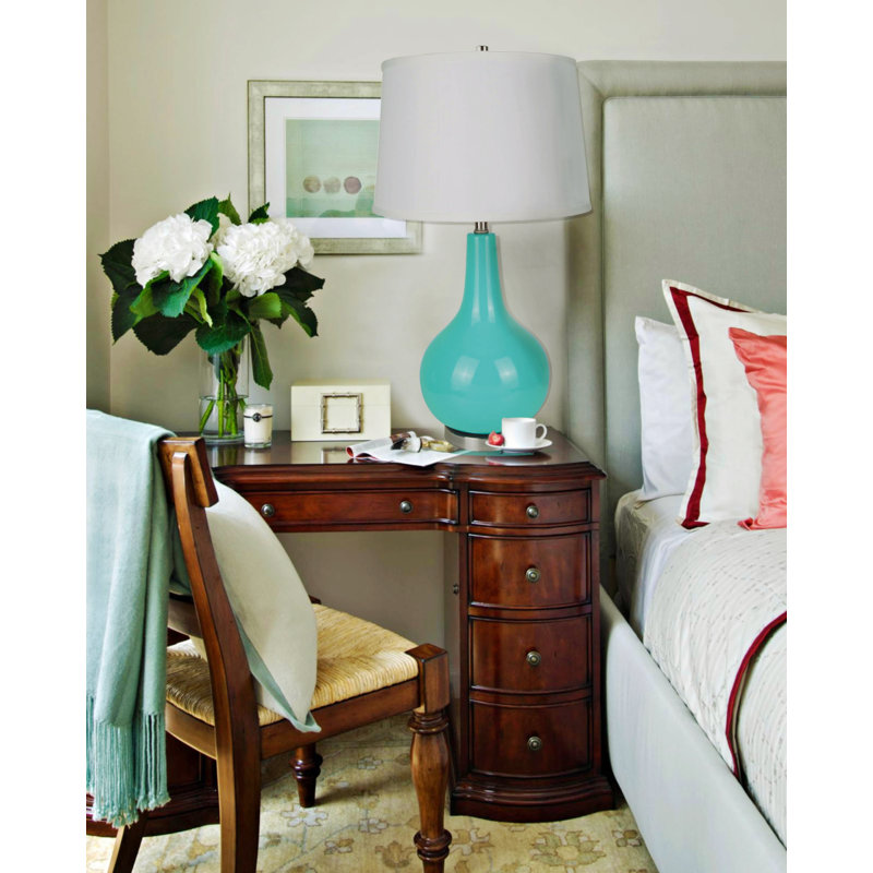 Ivalee Metal Table Lamp, Blue